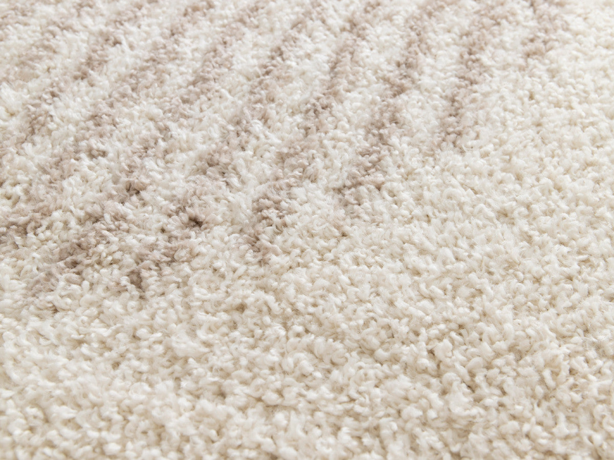 Kortharig tapijt PASCALE abstract motief - Beige