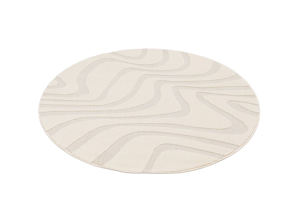 Kortharig tapijt SOFTERA abstract patroon - Beige