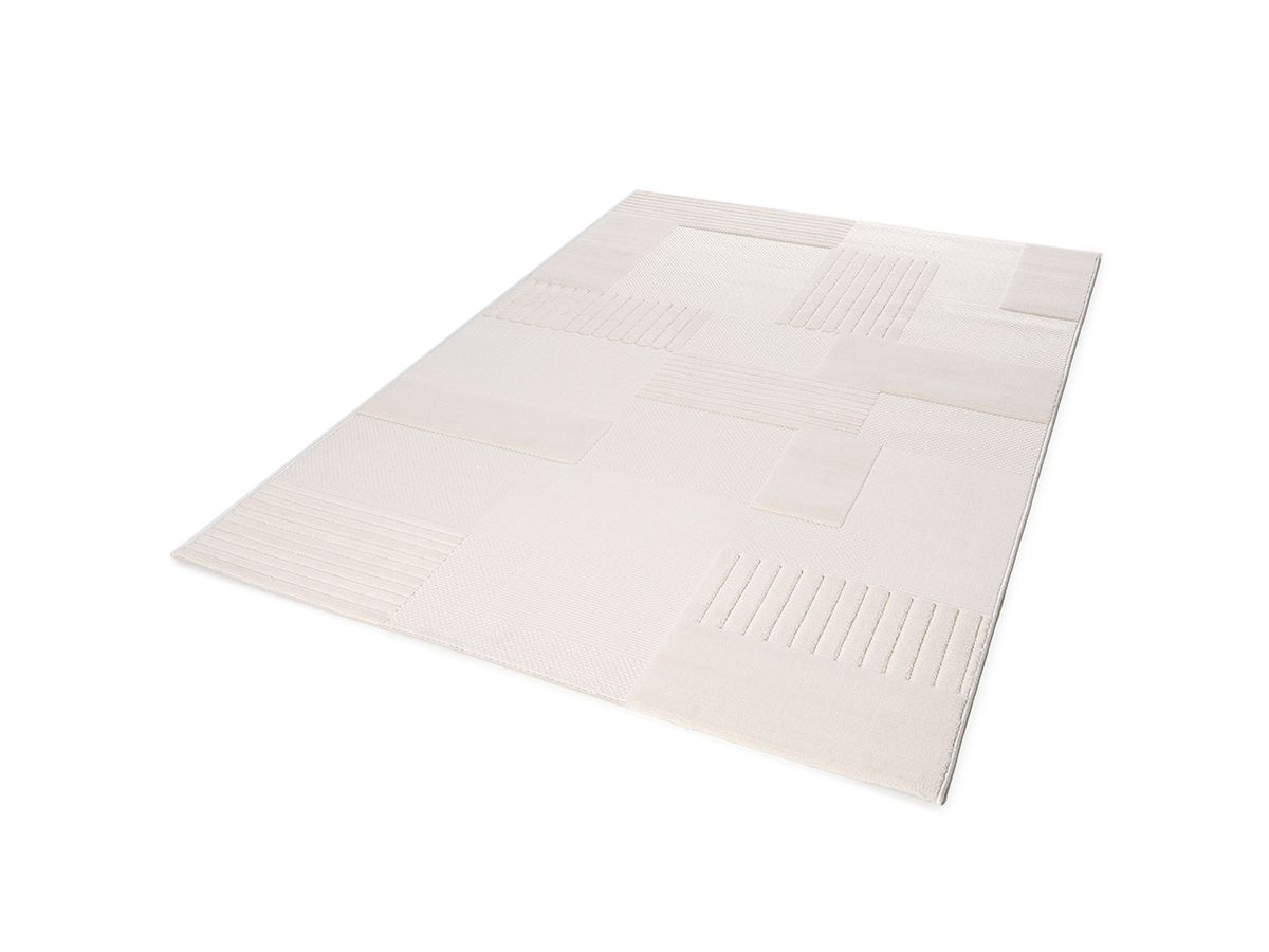 Kortharig tapijt SORELLE met geometrisch motief - Beige
