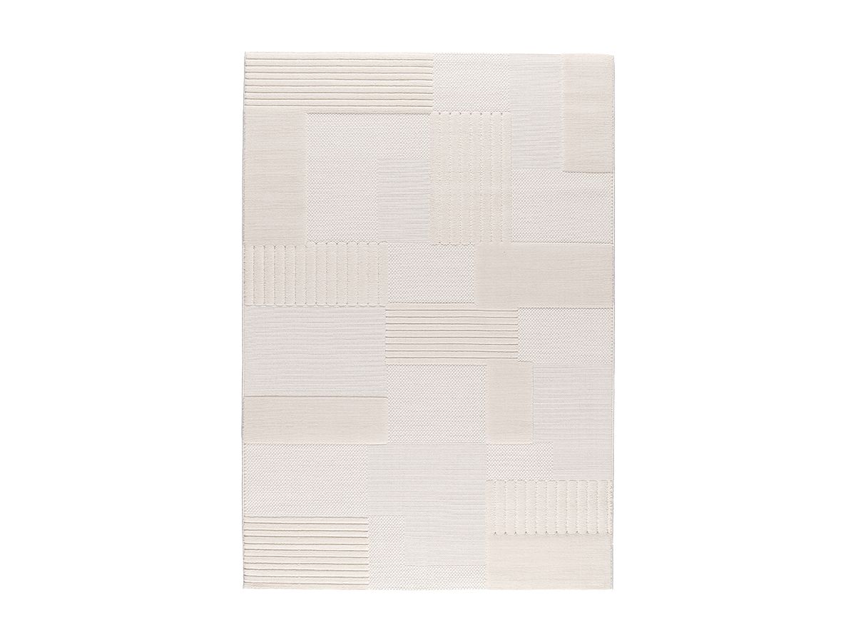 Kortharig tapijt SORELLE met geometrisch motief - Beige