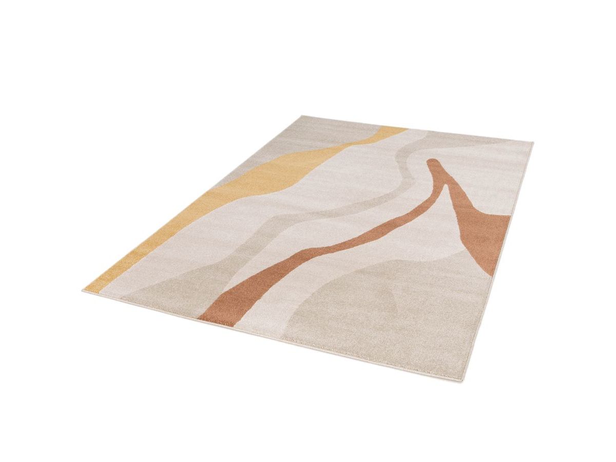 Kortharig tapijt ULYS abstract patroon - Beige