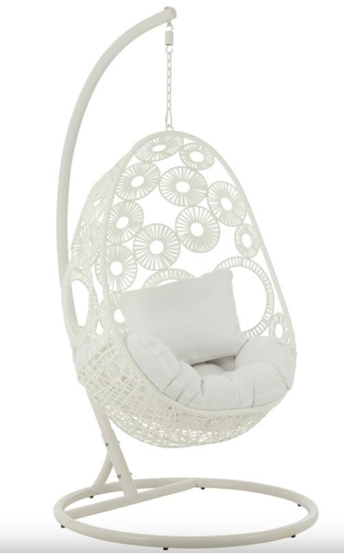 Hangende Armstoel Bula Wit