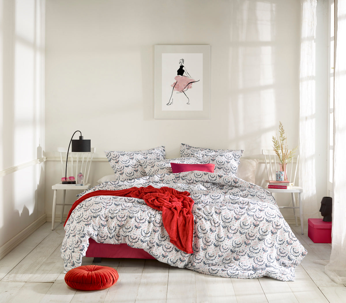 Beddengoedpakket Mia Stone Grey