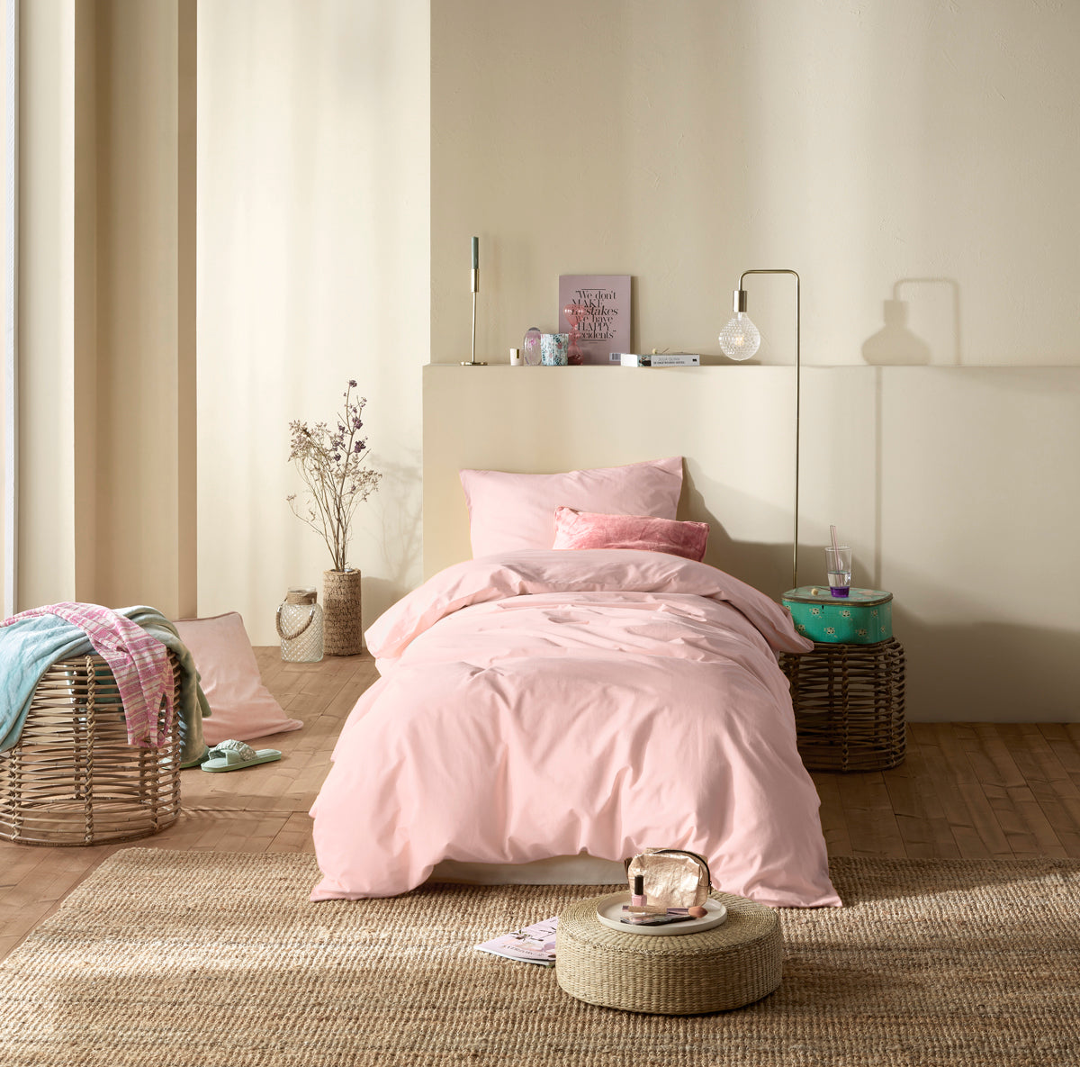 Beddengoedpakket Basil Pearl Pink