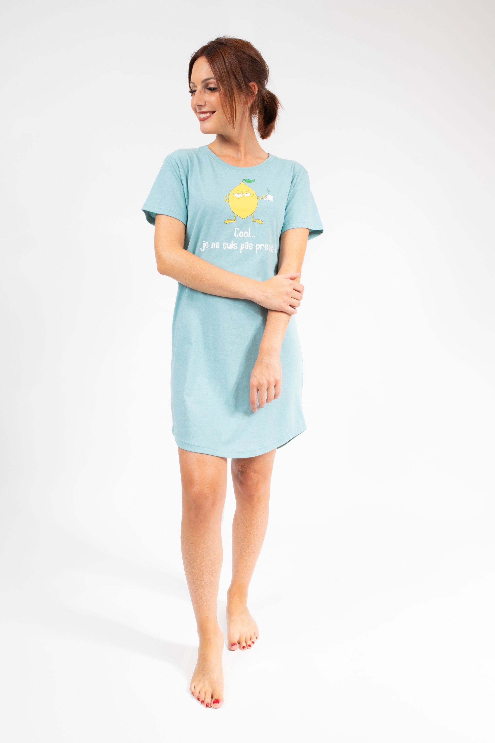 Maxi T-shirt Vrouw Green Aquifer