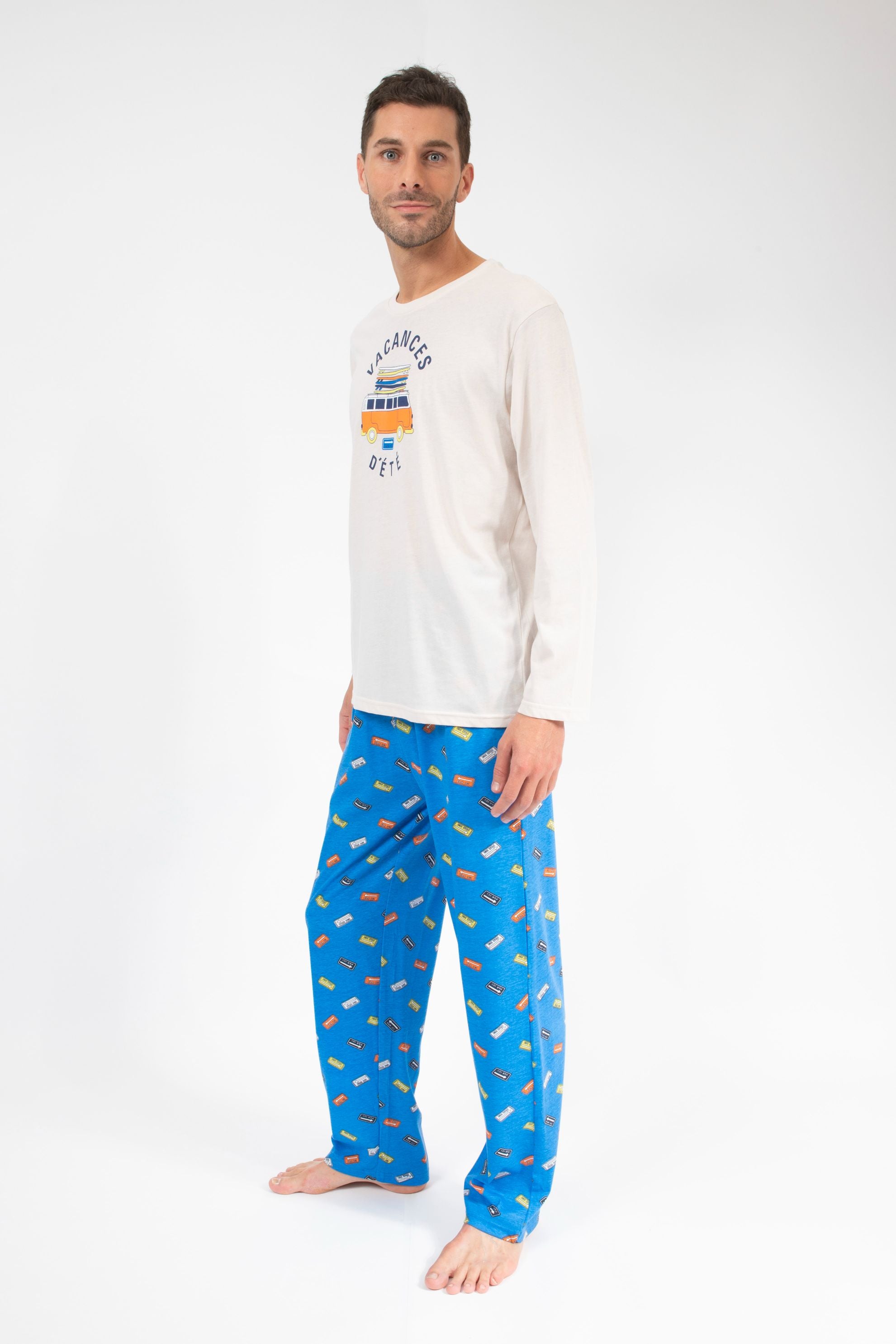 Lange Pyjama Man Zand