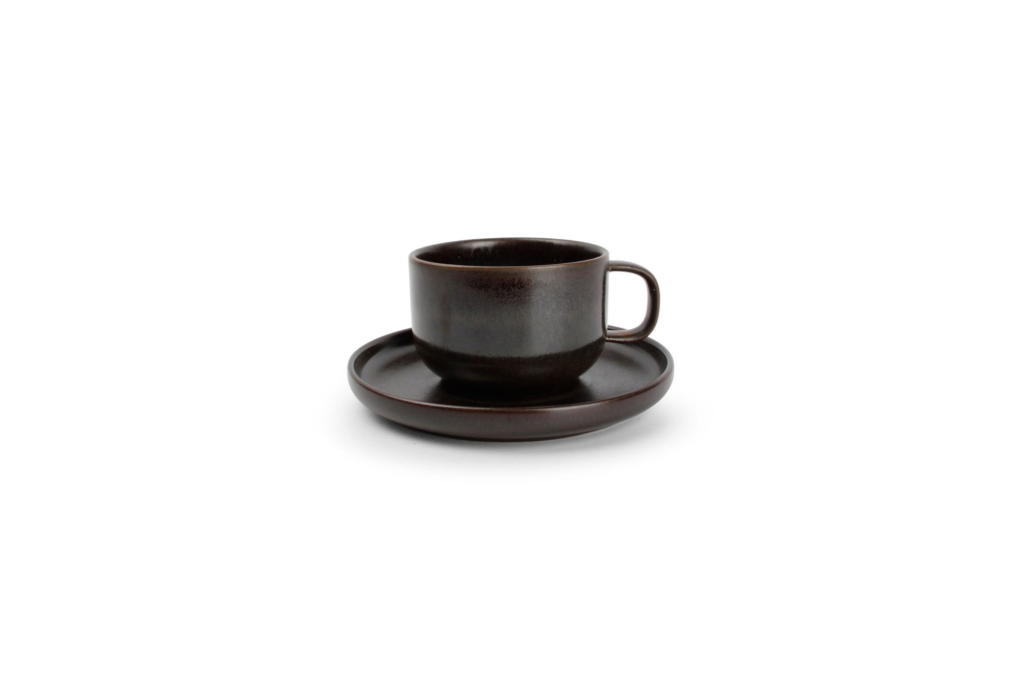 S&P - Tasse 24cl et soucoupe chocolate Tabo - 1 SET - 4 pièces