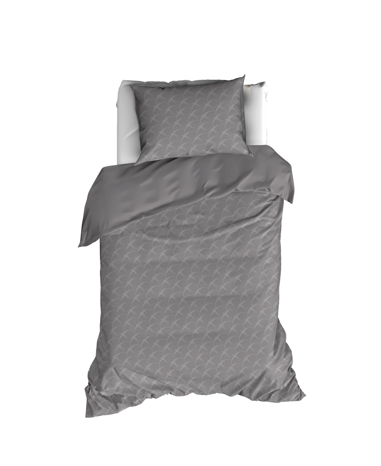 Luxury Collectie - Birds Natural Grey