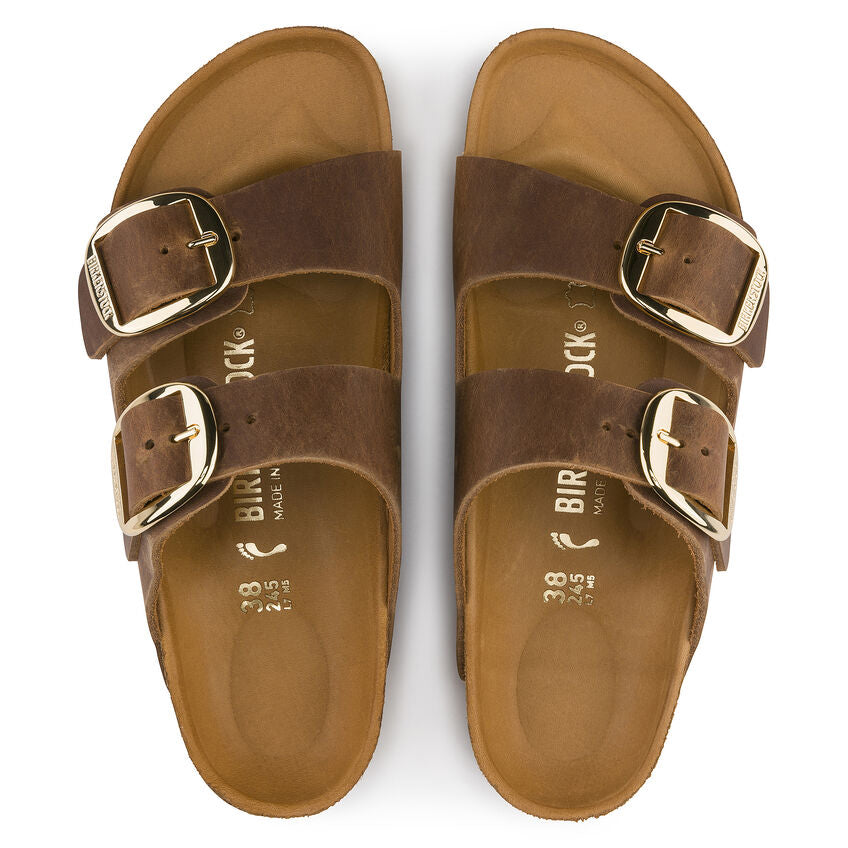 Arizona Leoi Big Buckle Cognac