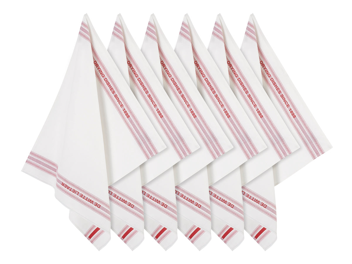 Luxury Collectie - Dish Off-white-red