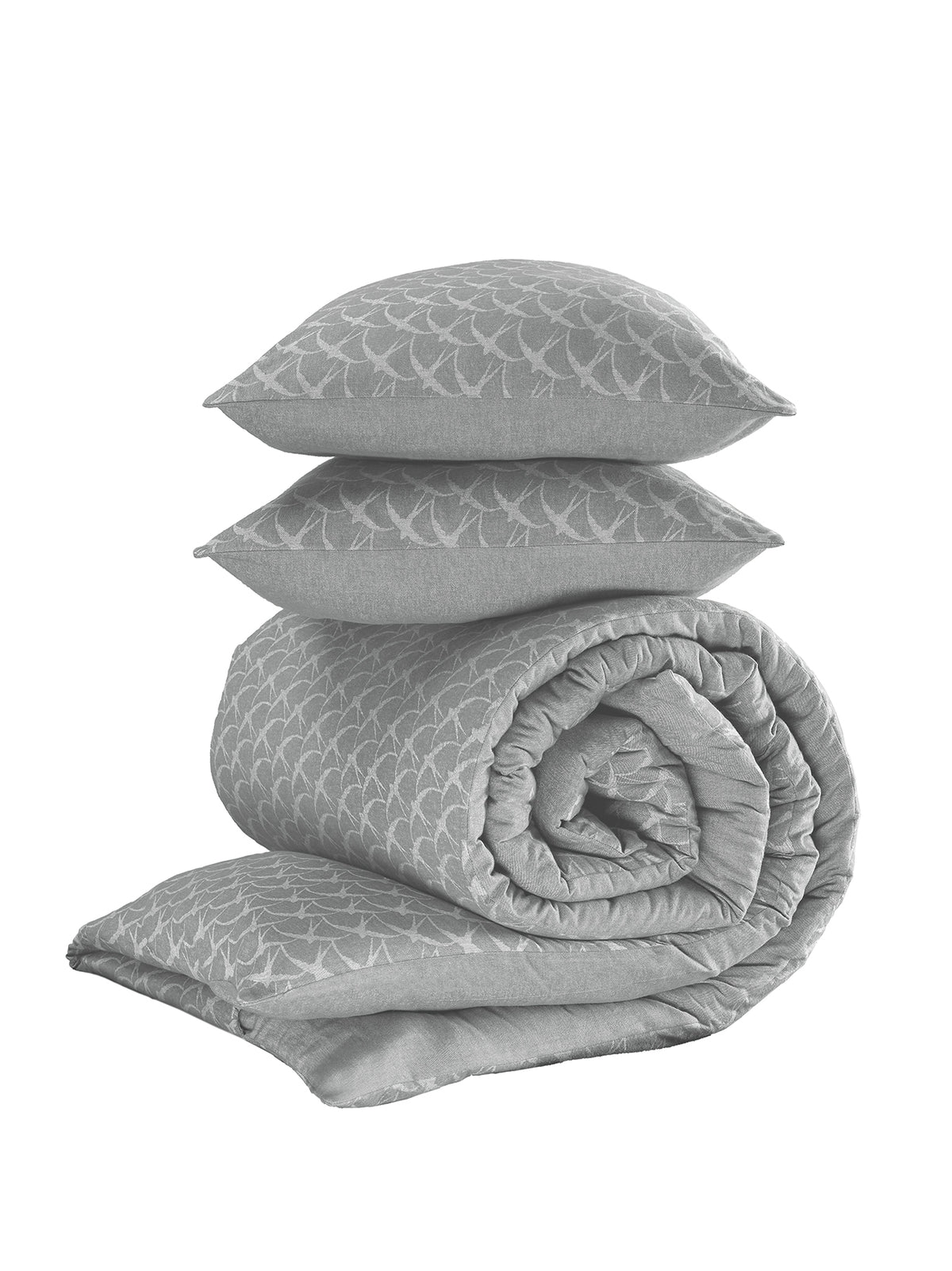 Luxury Collectie - Birds Natural Grey