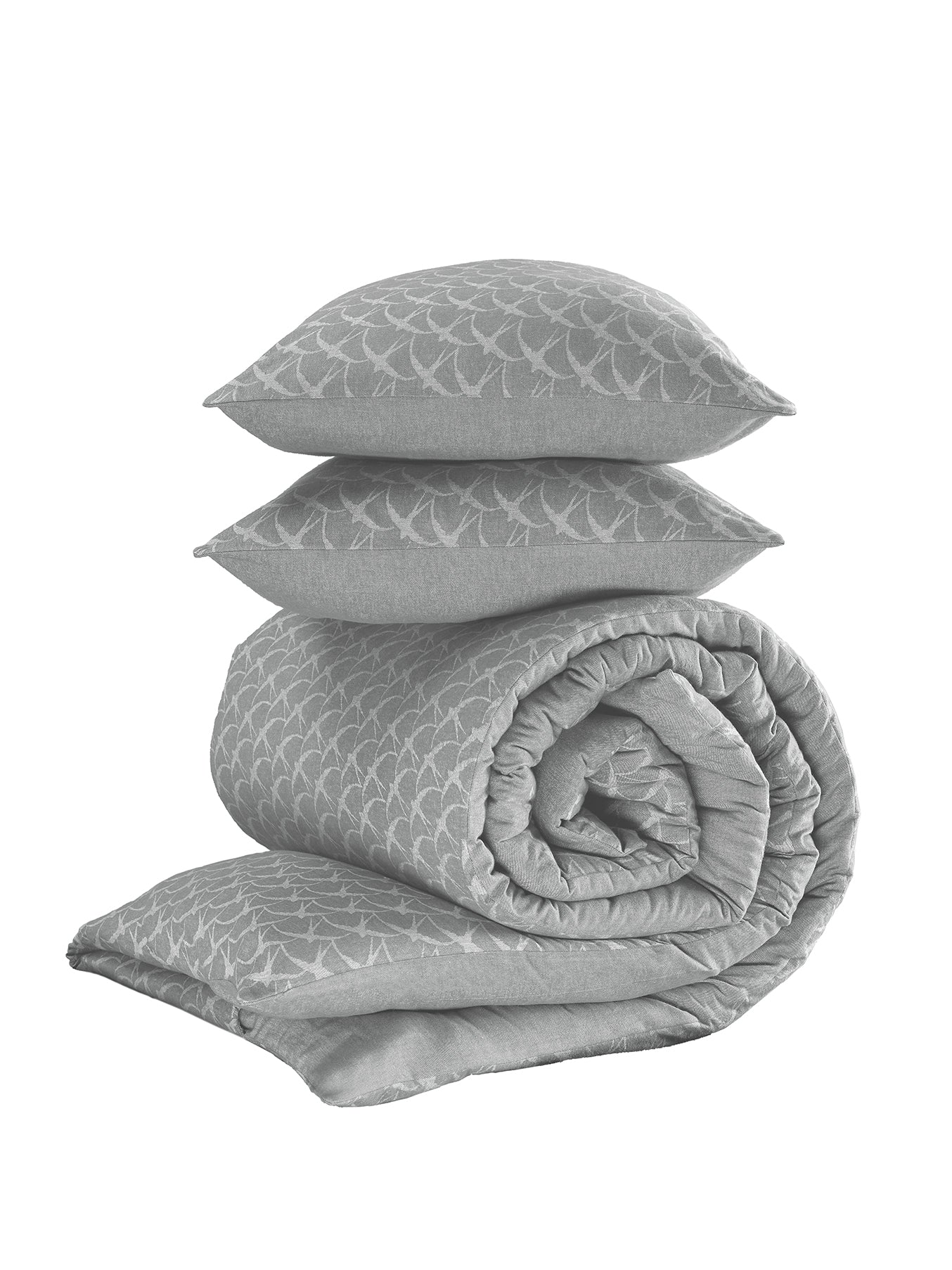 Luxury Collectie - Birds Natural Grey