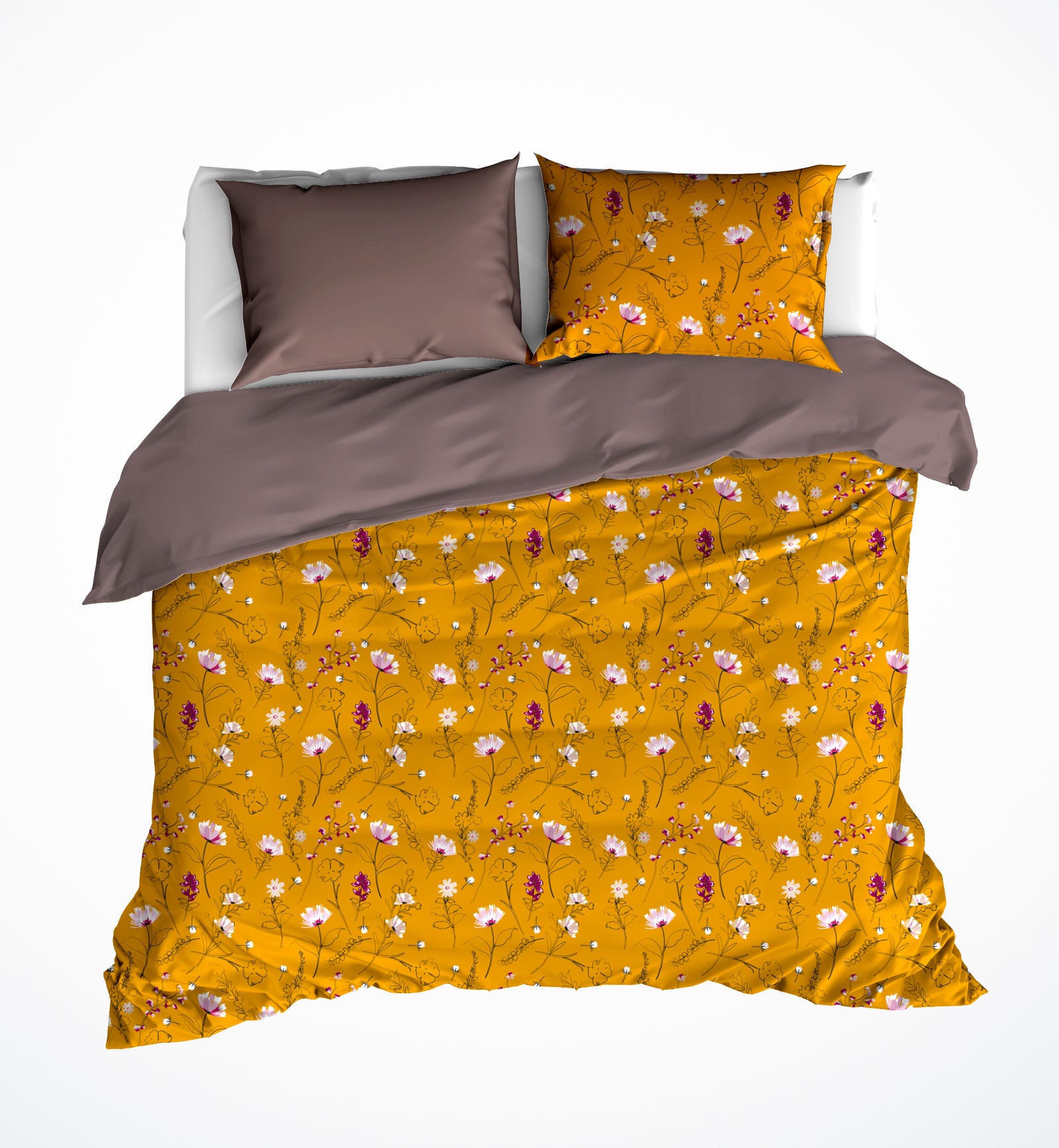 Luxury Collectie - Fleur Deep Taupe