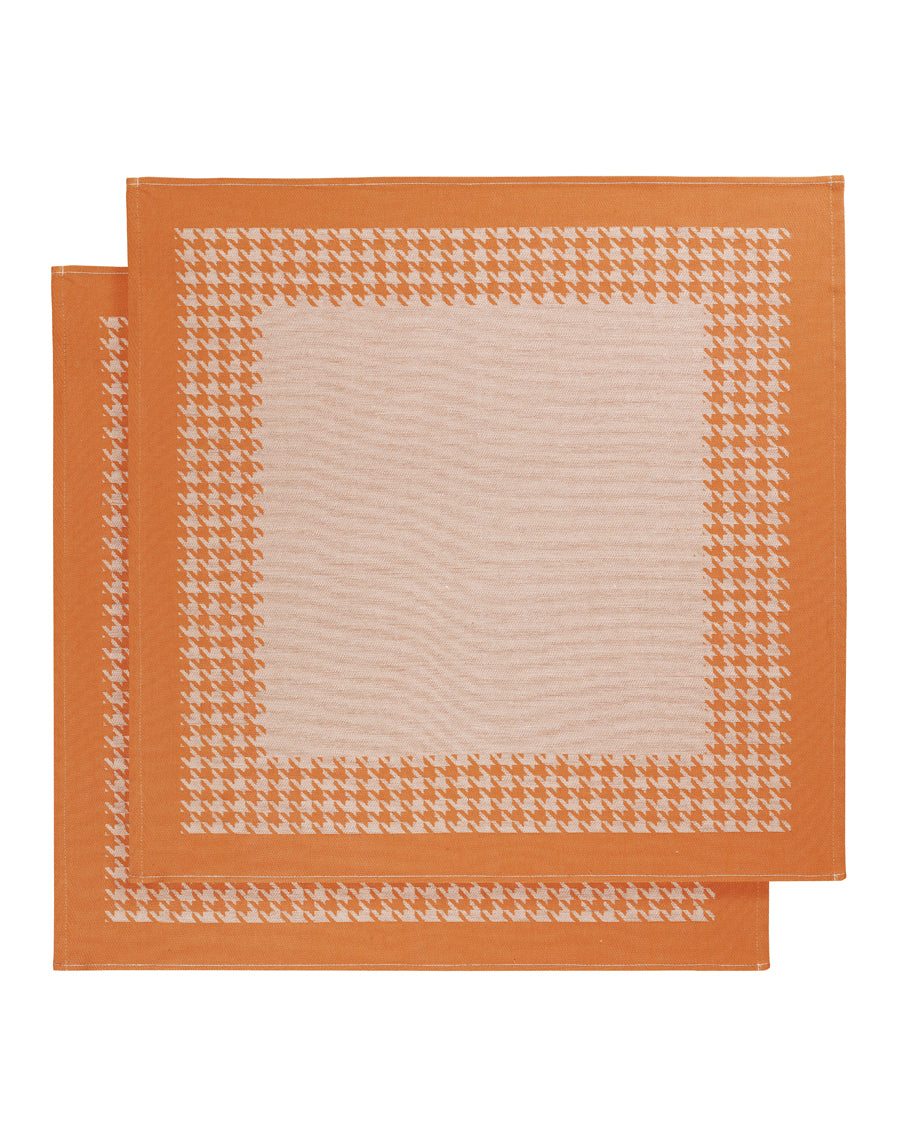 Luxury Collectie - Pied De Poule Orange