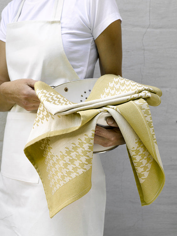 Luxury Collectie - Pied De Poule Yellowgreen