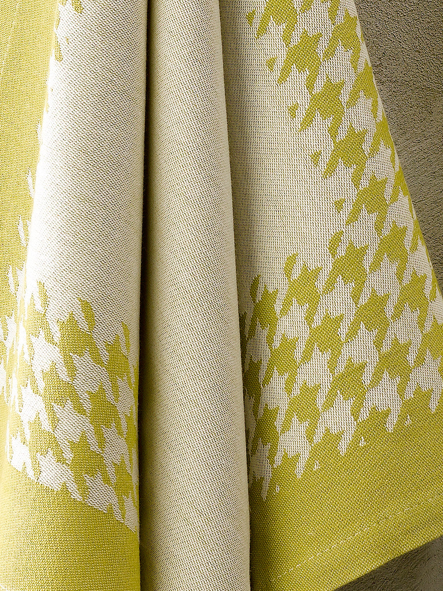 Luxury Collectie - Pied De Poule Yellowgreen